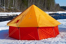 Зимний шатер с тентом